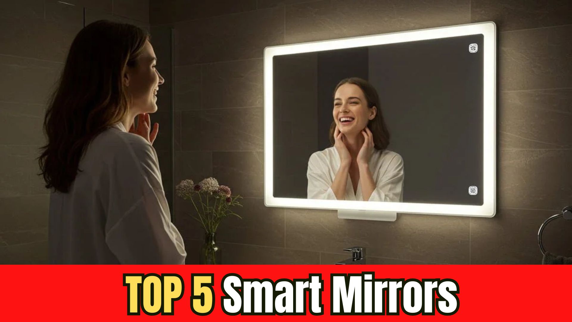 Smart Mirrors for Bathroom & Bedroom